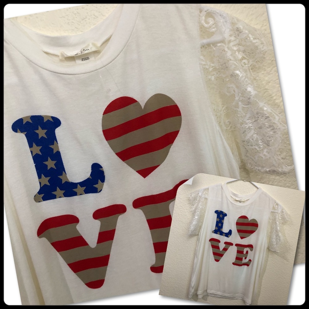 Gaze USA Patriotic 4th of July T-Shirt